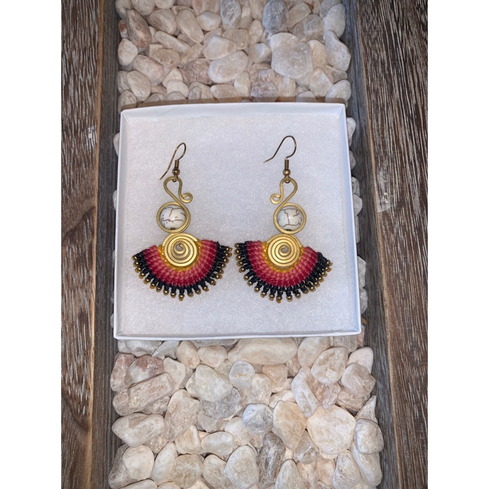 Thai Macrame Earrings
